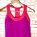 prAna | Pink/Purple Cali T-Back Dress Photo 4