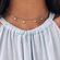 Boutique Silver Star Charm Choker Necklace  Photo