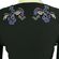Free People  SZ 4 Holiday Folk Mini Dress Floral Long Bell Sleeves Embroidered Photo 10