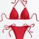 SheIn Red Bikini Set Photo 2