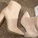 SheIn Minimalist Chunky Heeled Boots Photo 3