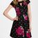 Nanette Lepore NWOT Black Floral Polka Dot Sheath Dress. Size 2 Photo 1