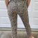High Waisted Cheetah Print Pants Photo 3