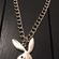 Designer Curb Chain Necklace with Bunny Photo 3