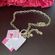 Kate Spade NEW YORK golden tone Chain Belt with Charm S/M adjustable Photo 3