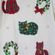 Vintage 90s Victoria Jones Beaded Appliqué Cat Christmas 3/4 Sleeve Shirt Top Photo 3