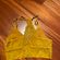 Aerie Deep Yellow Lacy  Bralette Photo 2