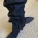 Knee High Black Heel Boots Photo 3