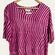 Dries Van Noten  Len Lye Pink Striped Print Slit Jersey Maxi Dress Size L Photo 6