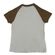 Brandy Melville blue and brown baseball tee Photo 2
