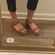 Tan Flatform Sandals Photo 4