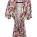 Show Me Your Mumu  Womens Size OS Brie Robe Garden Of Blooms Pink Floral Hi-Low Photo 4
