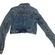 Highway Jeans Lightwash Studded Cropped Bomber Jean Jacket Size Medium Photo 2