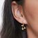 Urban Outfitters Y2K Gold Cherry Drop Earrings Photo 2