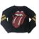 The Rolling Stones NWOT  Black Long Sleeves Lips Tongue Tee T-Shirt Top New Large Photo 2