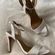 Boohoo White heels Photo 2