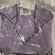 NWT BDG  Tammy Fitted Shrug Cropped Cardigan - Purple Multi Photo 10