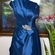 Terani Couture Navy Blue Terani Dress Photo 4