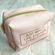 None 𝅺Novelty Vegan Leather Makeup Bag | Just‎ Wing It Light Pink Photo