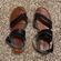 American Eagle Outfitters black sandals Photo 2