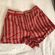 Forever 21 Red And White Striped Shorts Photo 1