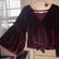 Lavender Field Maroon Velvet Long Sleeve Blouse Photo 3