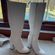 Forever 21 White Tall Boots Photo 1