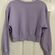 Abercrombie & Fitch Solid Crop Crewneck Sweater Photo 2