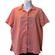 Vintage Blair womens coral collared button down blouse Photo