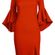 Venus Red Off the Shoulders Bodycon Sleeve Detail Dress Photo 3