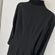 Tristan & Iseut VINTAGE Button Front Long Sleeve Dress Black Women's Size Small Photo 44