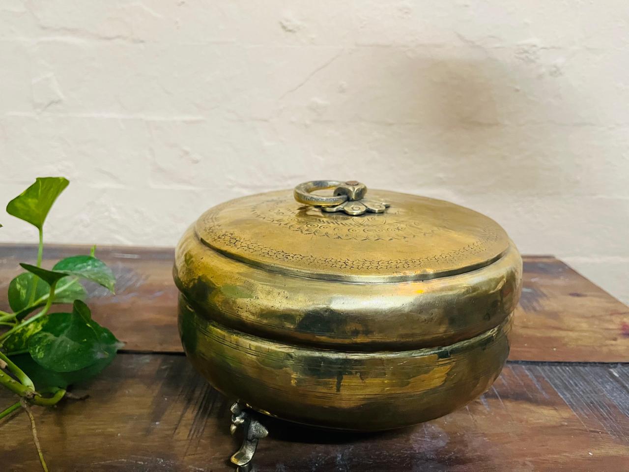 Antique Chappati Box with Stand