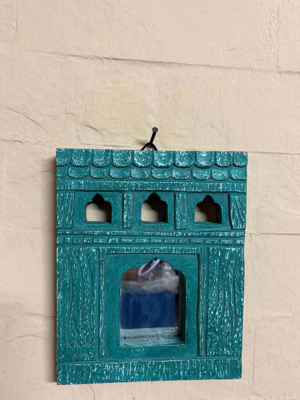 Wooden Jharokha With Mirror
