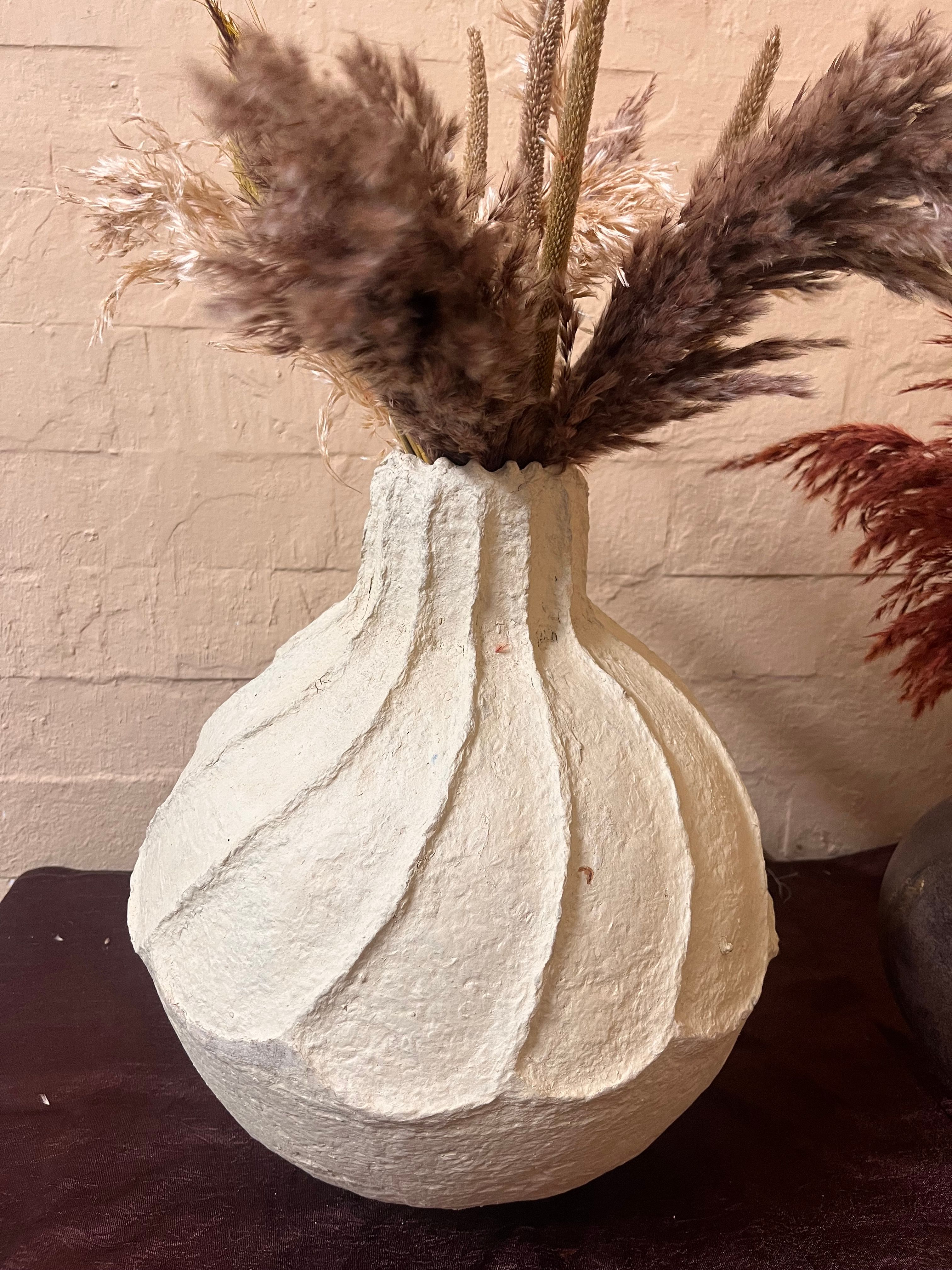 Paper mache pot