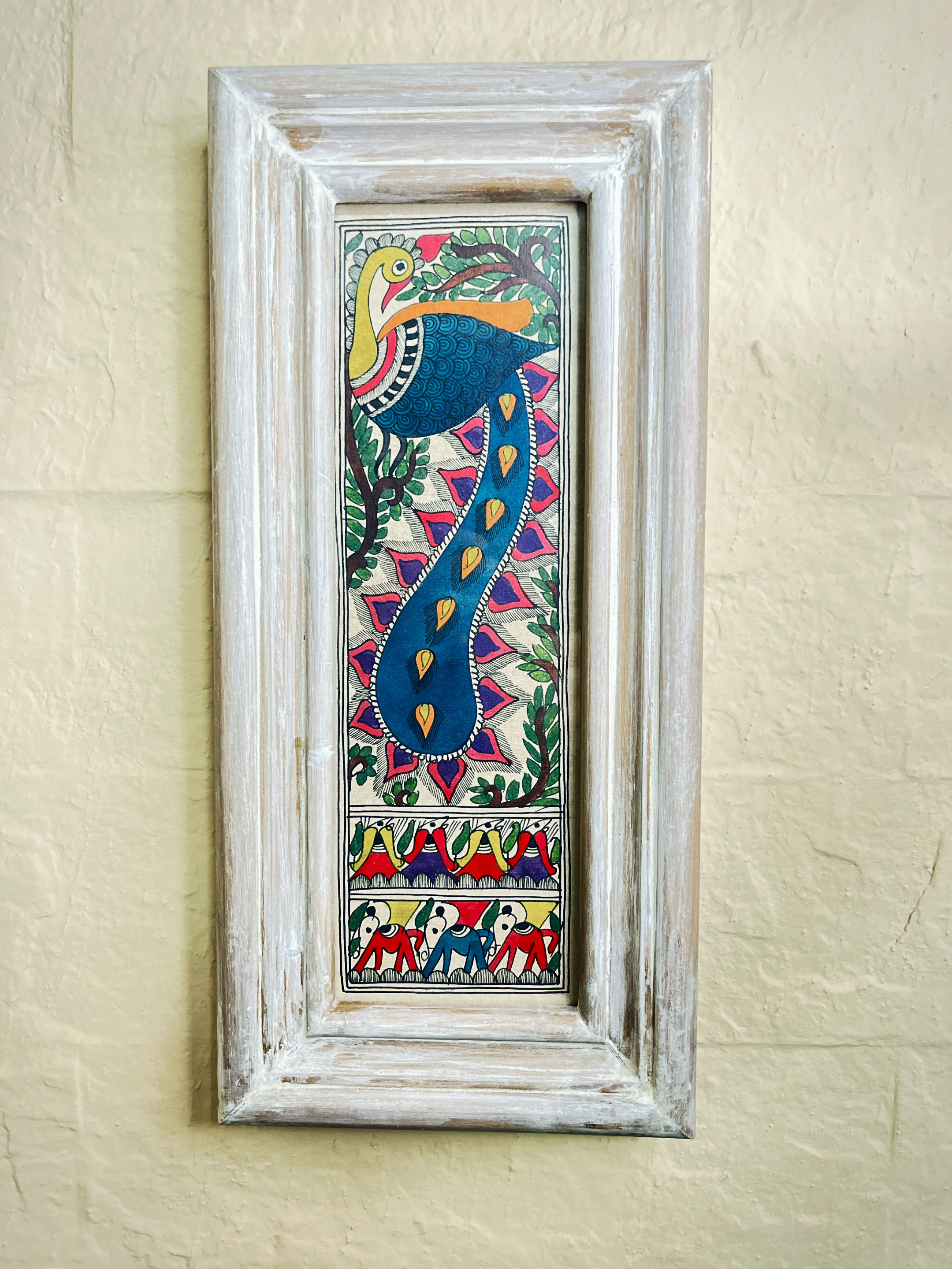 Madhubani Wooden Frame Painting 
