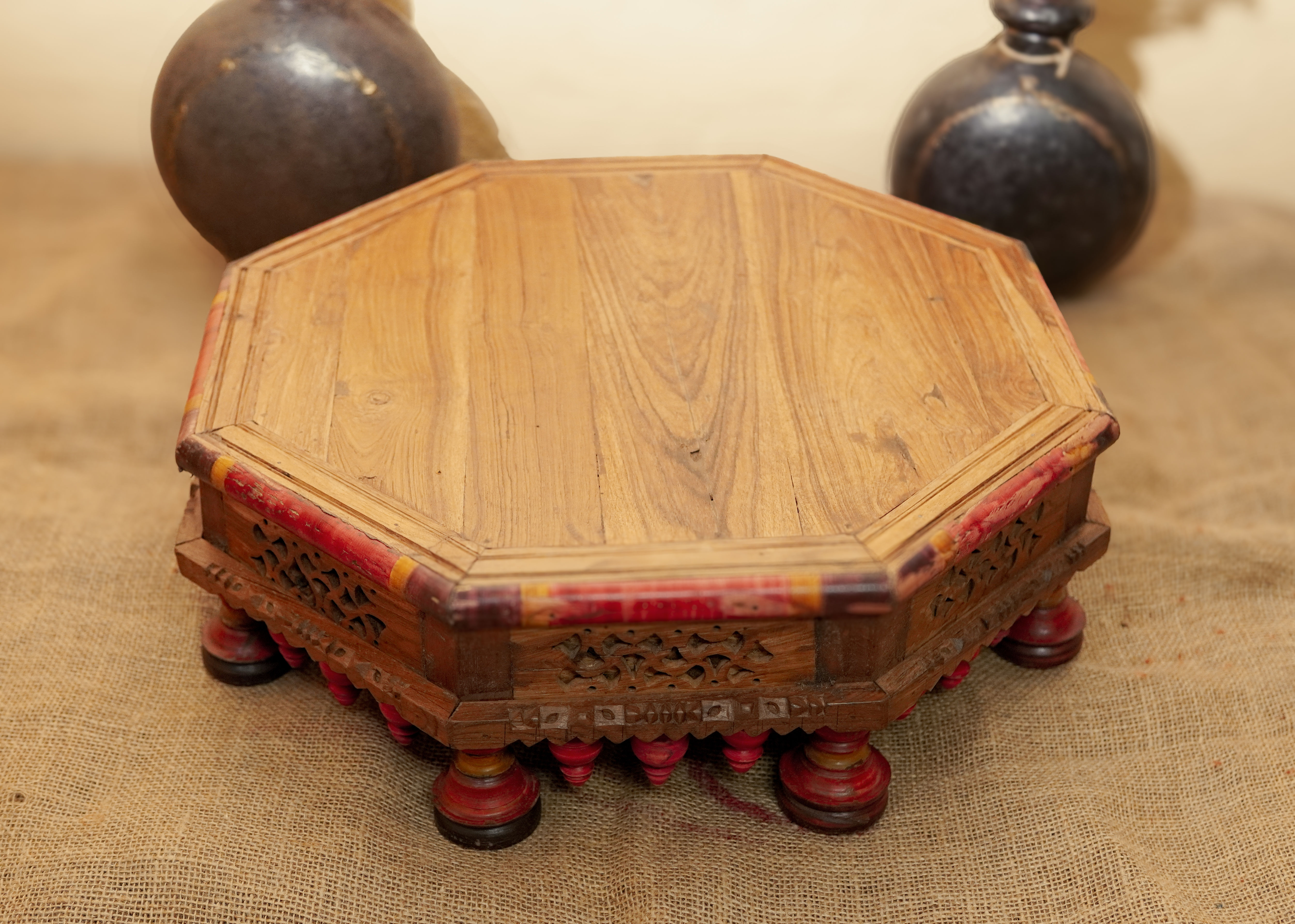 Wooden Bajot( Chowki)