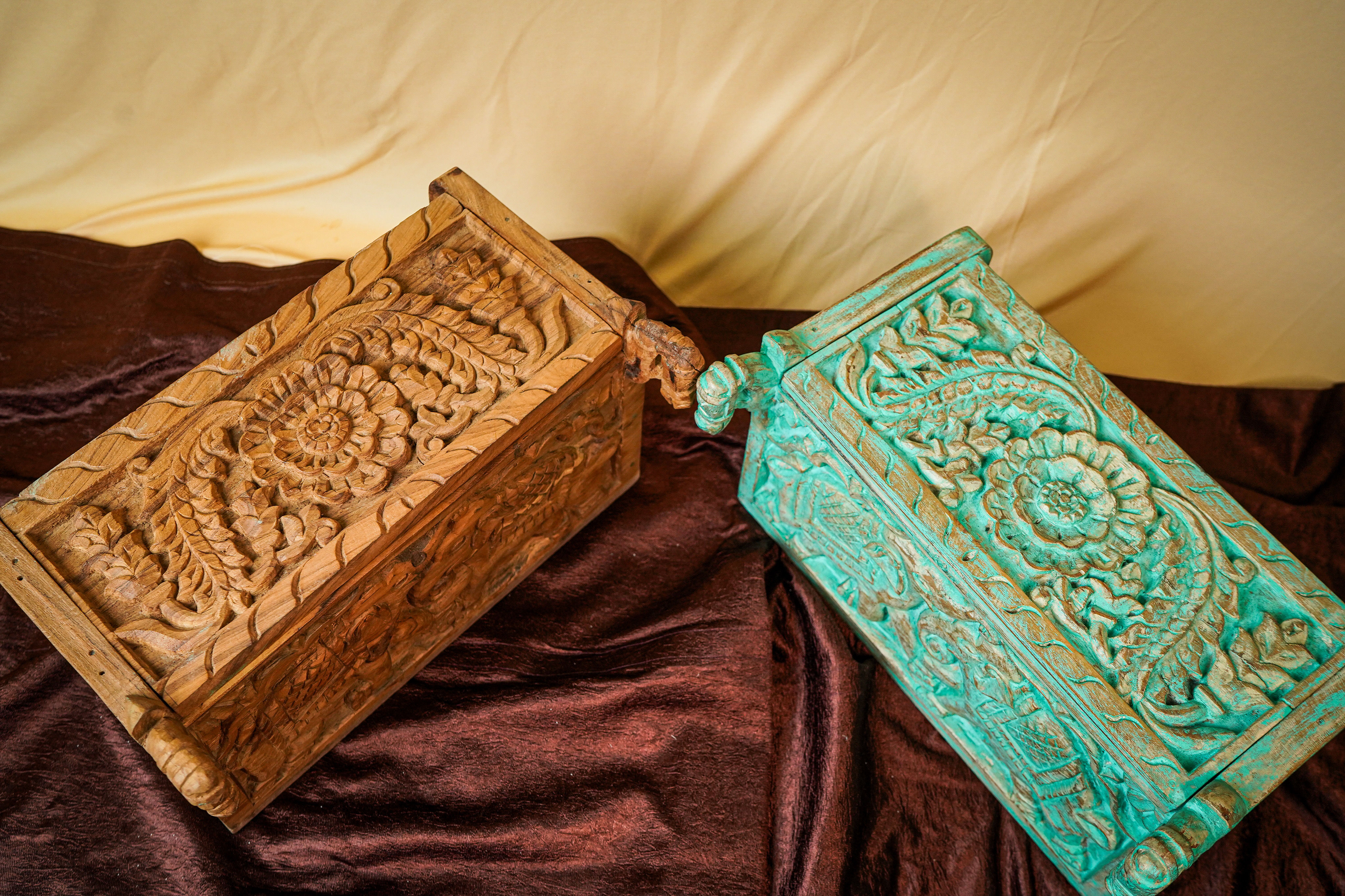 Wooden Elephant Box