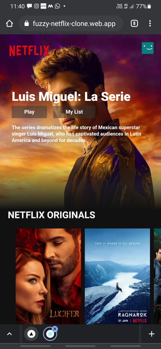 GitHub - FuzzySid/netflix-clone: Netflix Home Page UI Clone using React ...