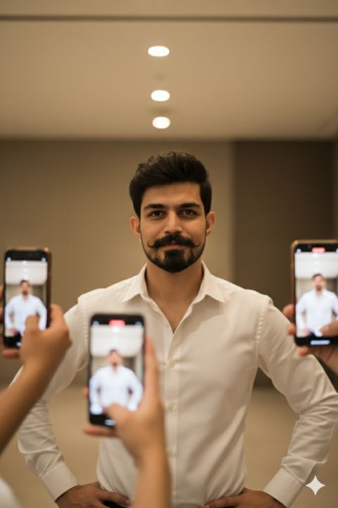 Subject centered filming blurred people calm photographic motion tones