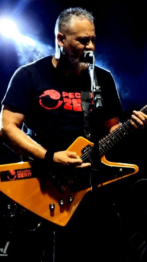 Metallica concert stage backdrop image creation