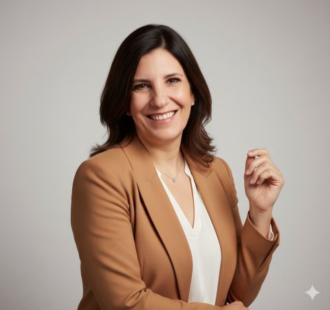 Professional studio portrait reference photo recreate modern executive look