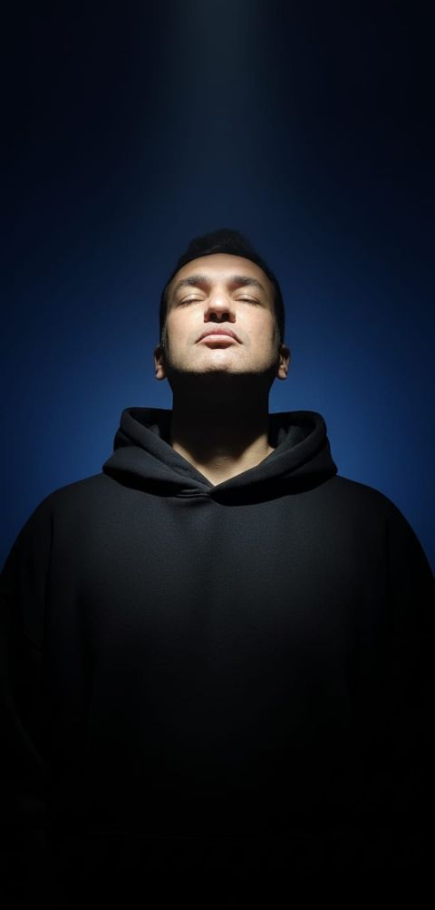 Surreal dark portrait mysterious calm cinematic light