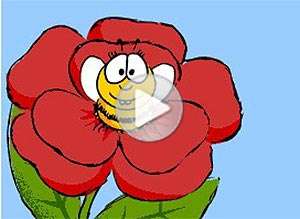  Tarjeta animada de Primavera, Feliz primavera!. 