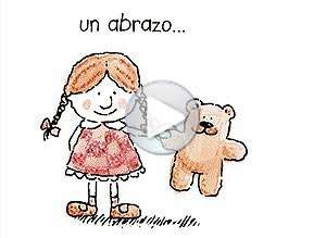 Tarjeta animada de Te mando un abrazo, Vale por un abrazo