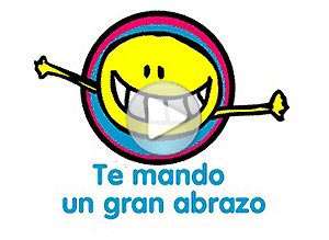Tarjeta animada de Te mando un abrazo, Te mando un gran abrazo