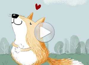 Tarjeta animada de Te mando un abrazo, Para tu alma y tu coraz�n