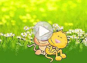  Tarjeta animada de D&iacute;a del amigo, No quiero perderte nunca. 