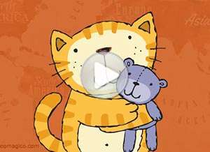  Tarjeta animada de Amistad, Incre�ble como t�. 