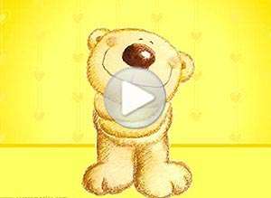  Tarjeta animada de D&iacute;a del amigo, Un abrazote enooorme. 