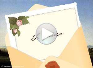  Tarjeta animada de Amor, Te quiero. 